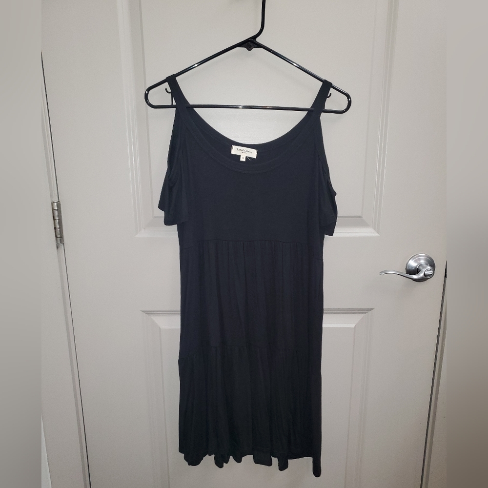 Black Cold Shoulder Dress